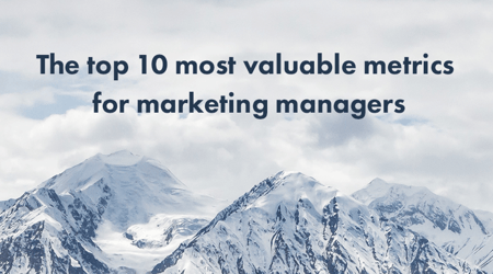 Top 10 Metrics for Marketing Managers Banner