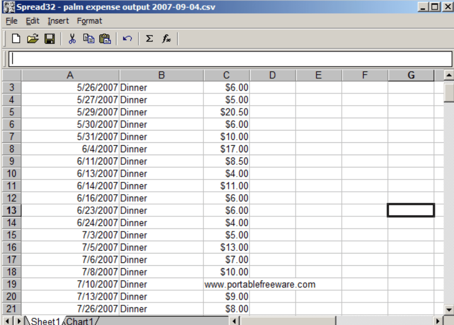 Sprea D32 Portable Freeware