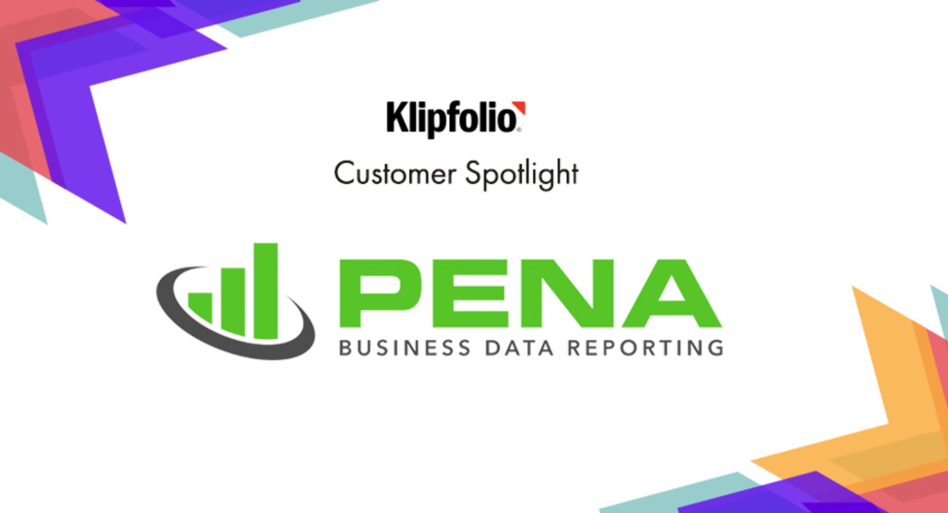 See how Pena Business Data Reporting takes clients from spreadsheets to dashboards