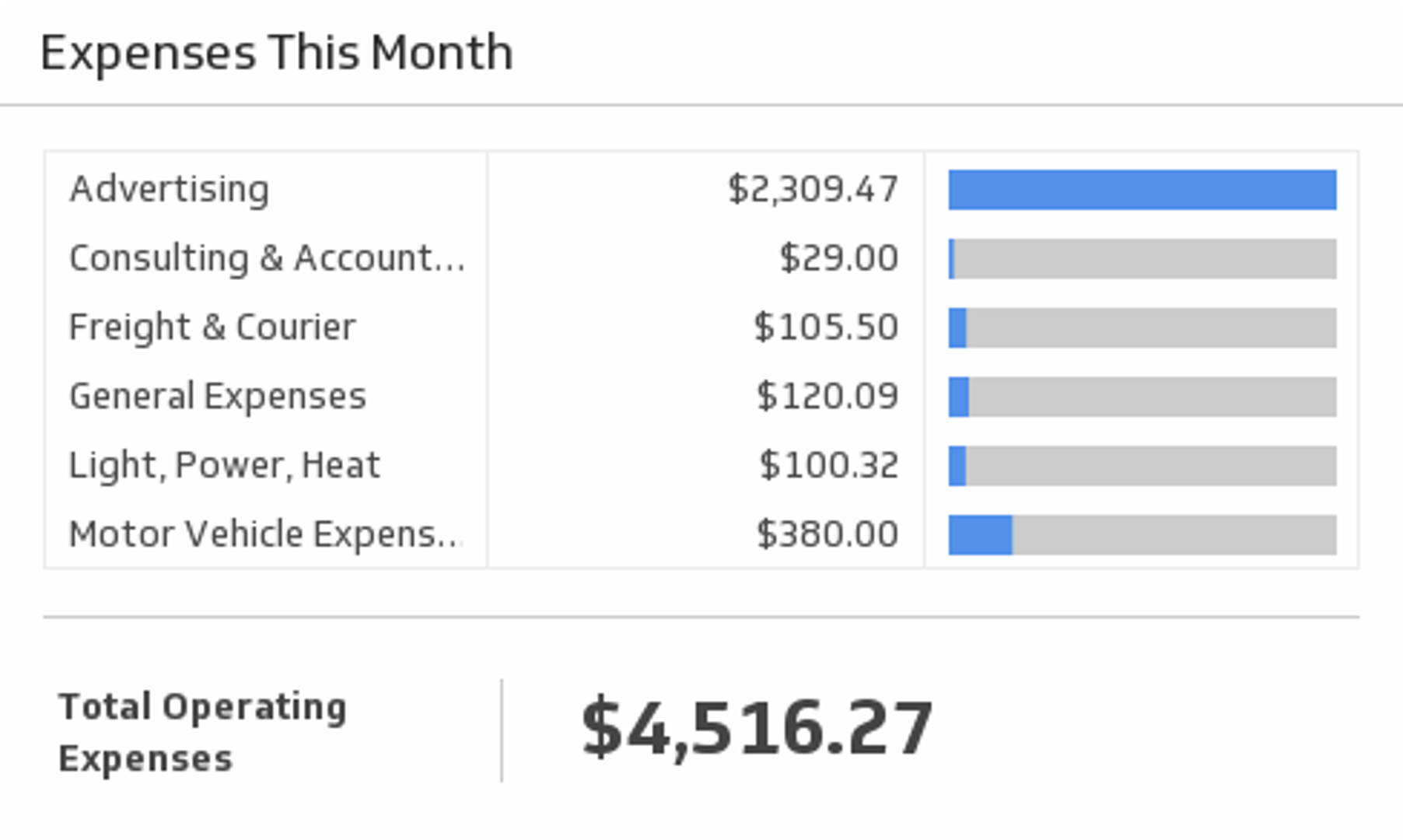 Expenses This Month