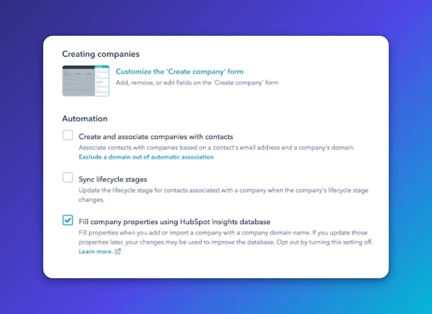 Sync Lifecycle Stages HubSpot
