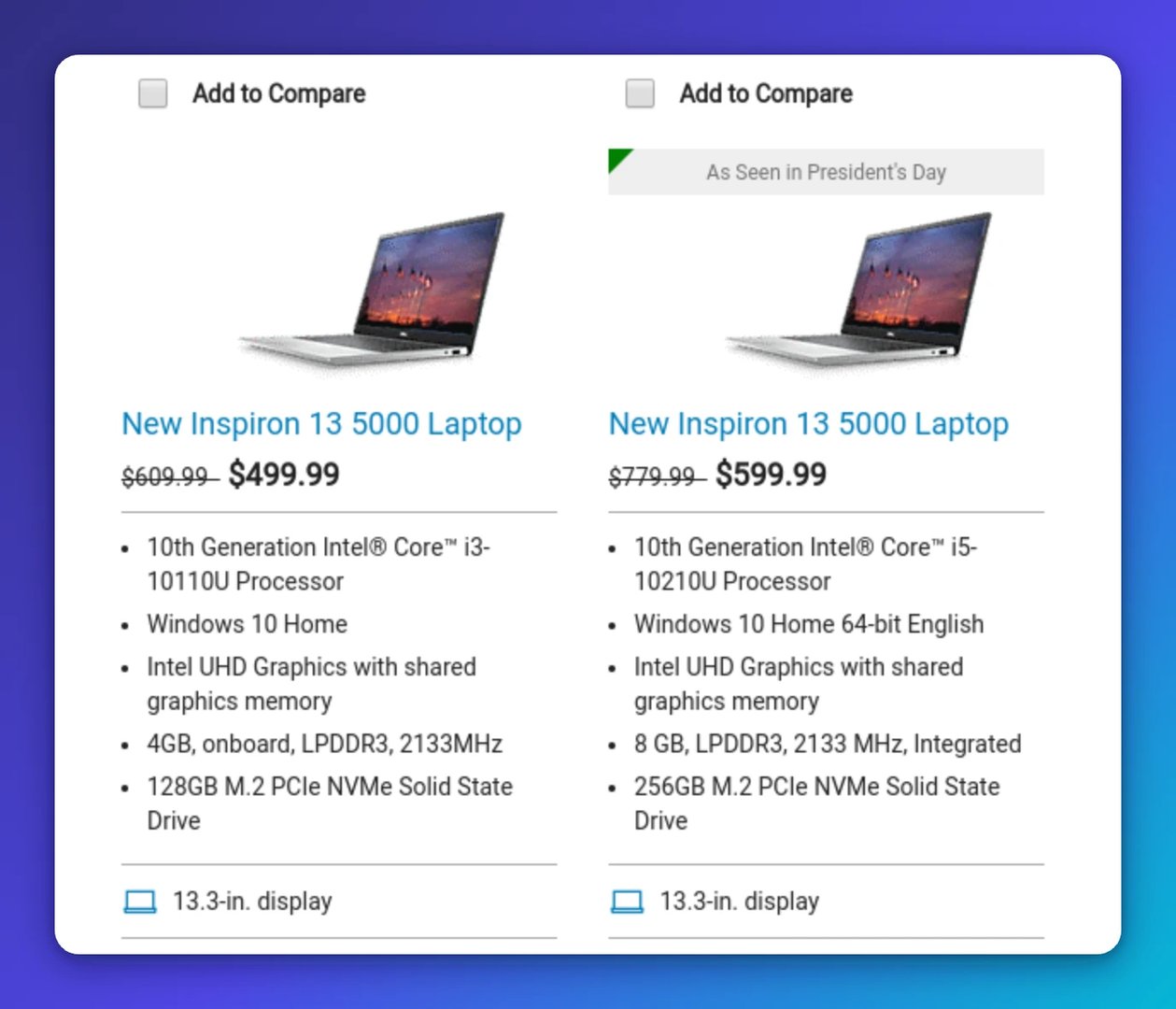 ecommerce website