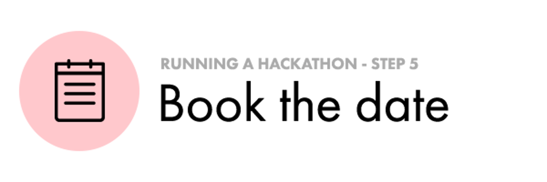 Book Hackathon Date
