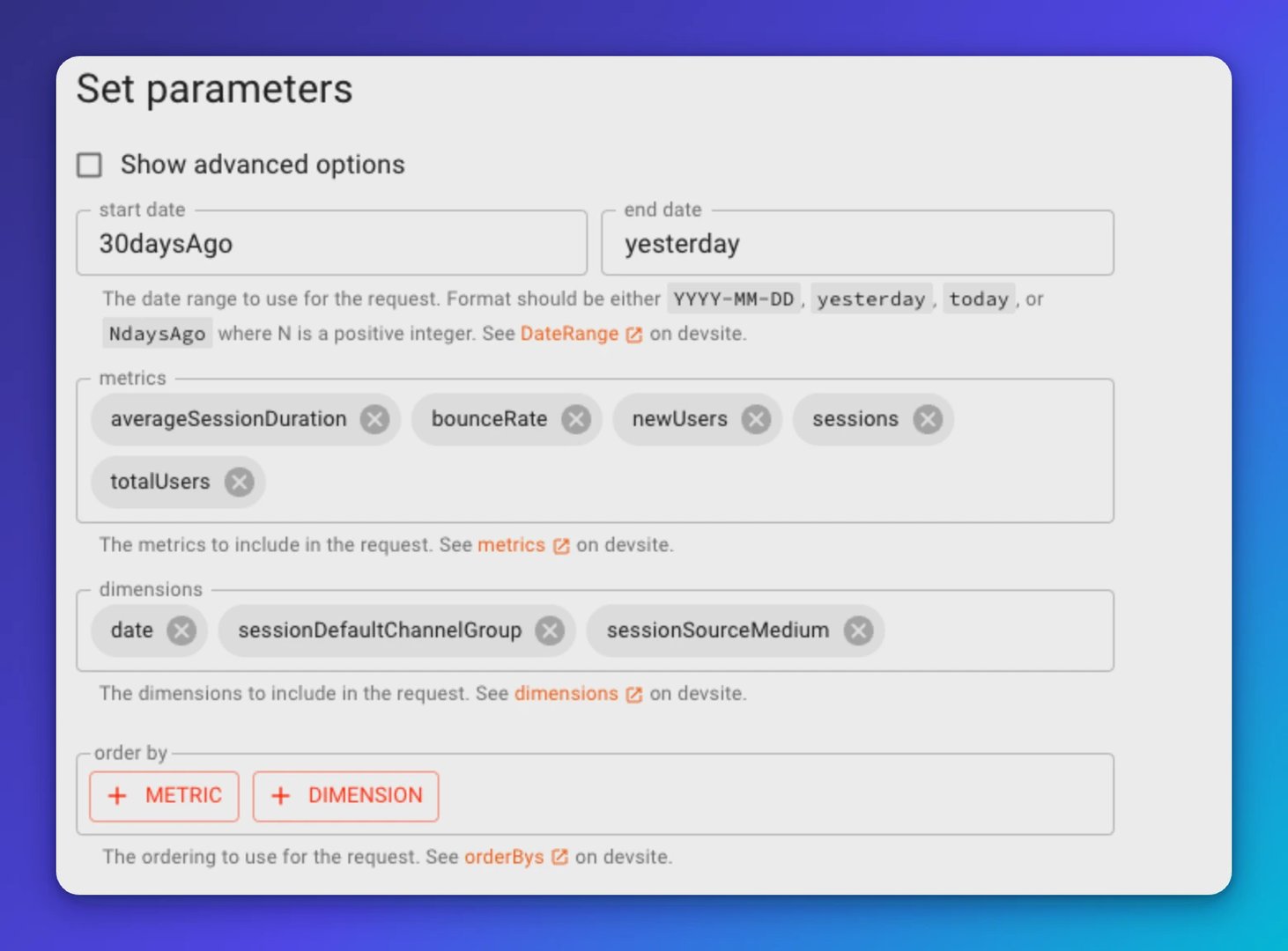 Google Analytics 4 Klips Parameters