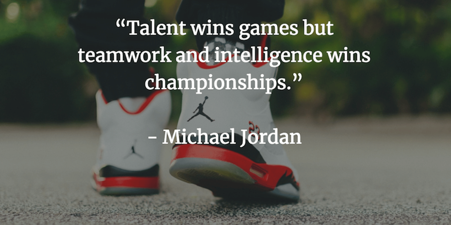 Michael Jordan Teamwork Winning Quote