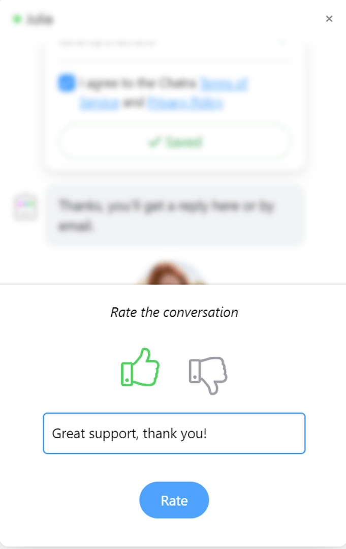 live chat review
