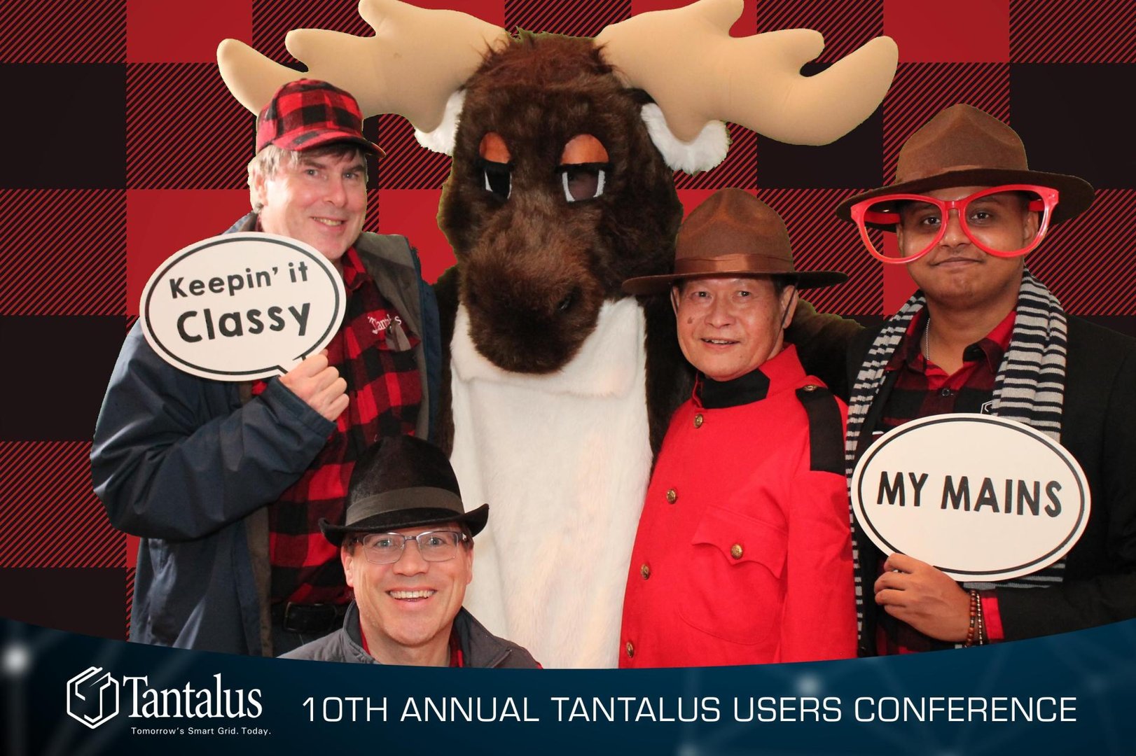 team photo at event