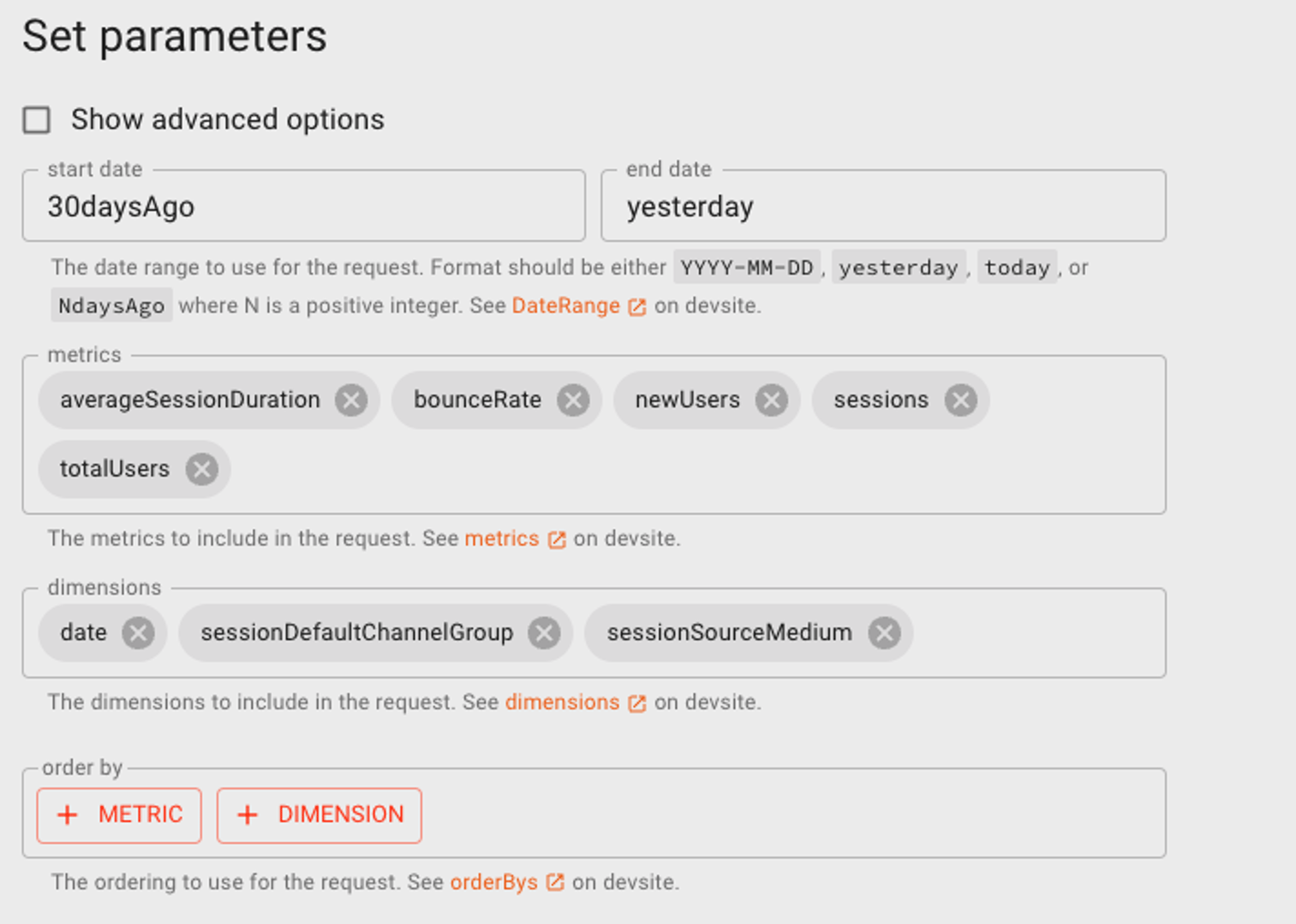 Google Analytics 4 Klips Parameters