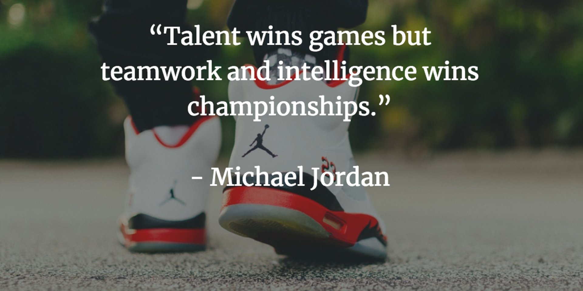 Michael Jordan Teamwork Quote