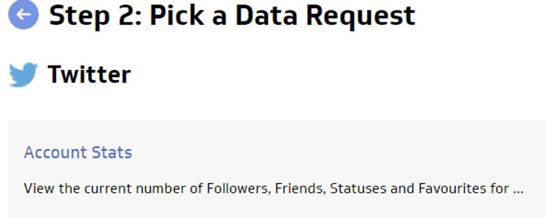 Pick A Data Request