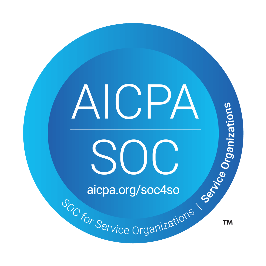 SOC 2 compliant — AICPA SOC for Service Organizations