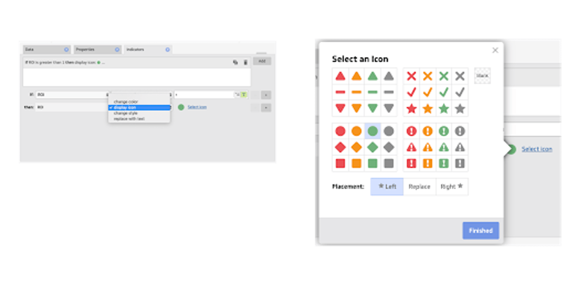 list of icons