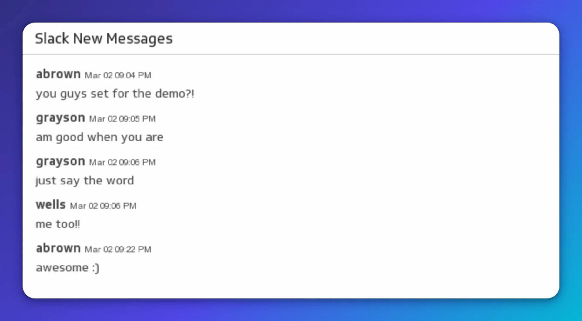 Building Dashboards With Zapier and Klipfolio | Slack New Messages