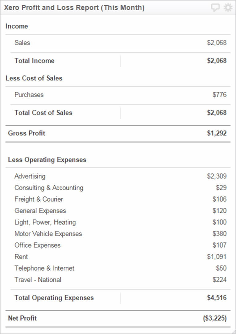 Related KPI Examples - Profit and Loss Report Metric