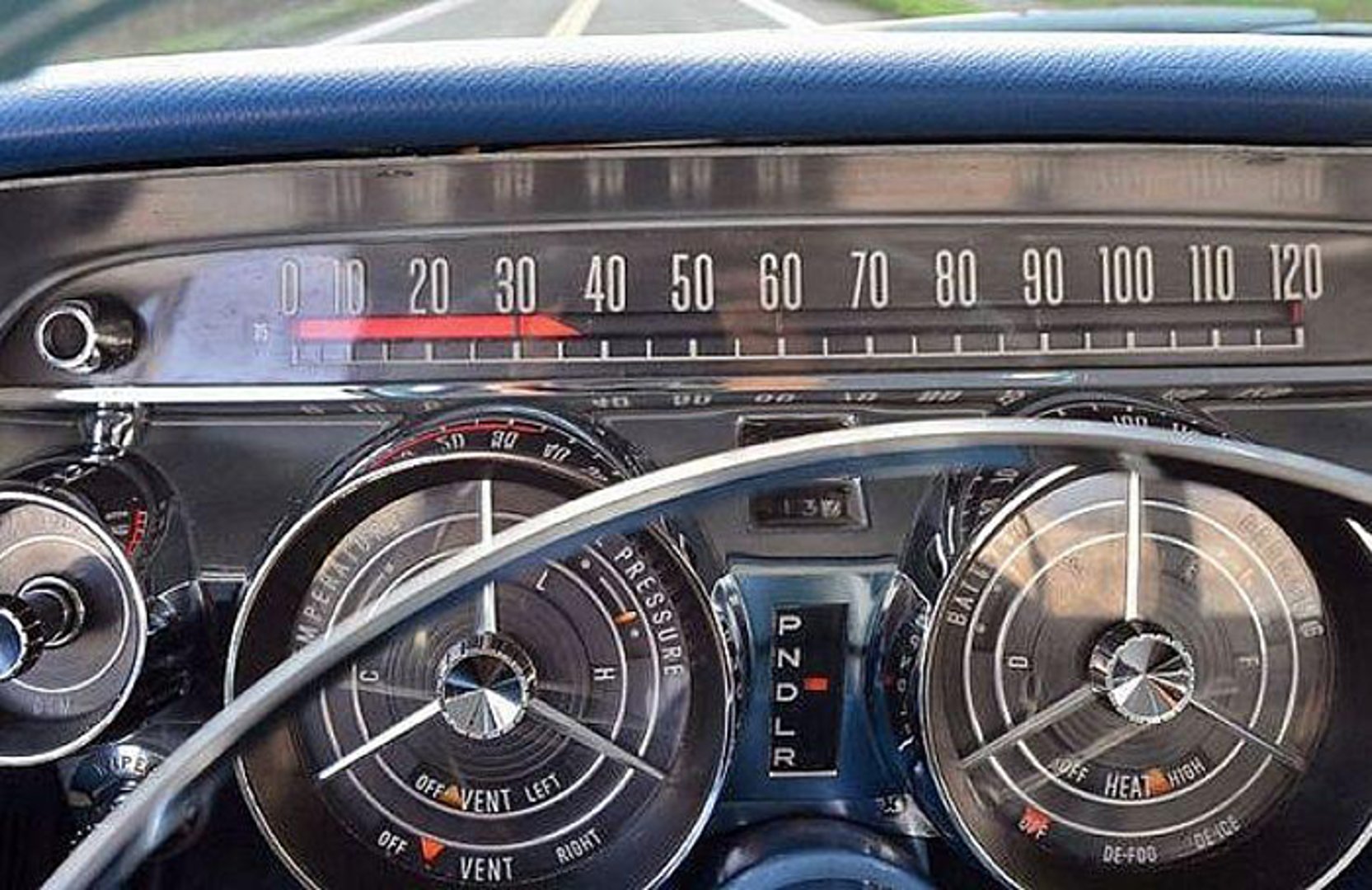 Old Car Dashboard