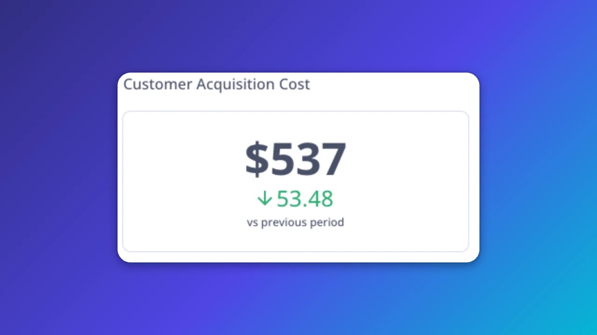 Customer Acquisition Cost