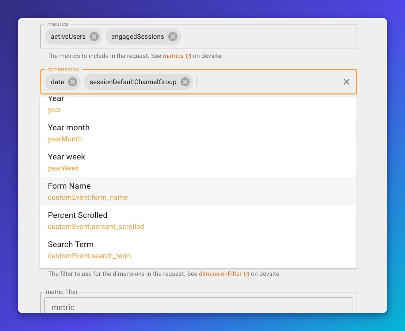 Google Analytics 4 Klips Dimensions