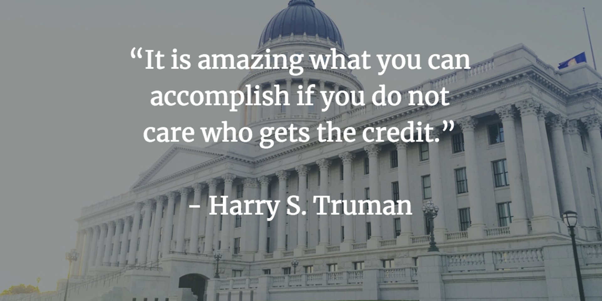 Harry Truman Teamwork Quote 0