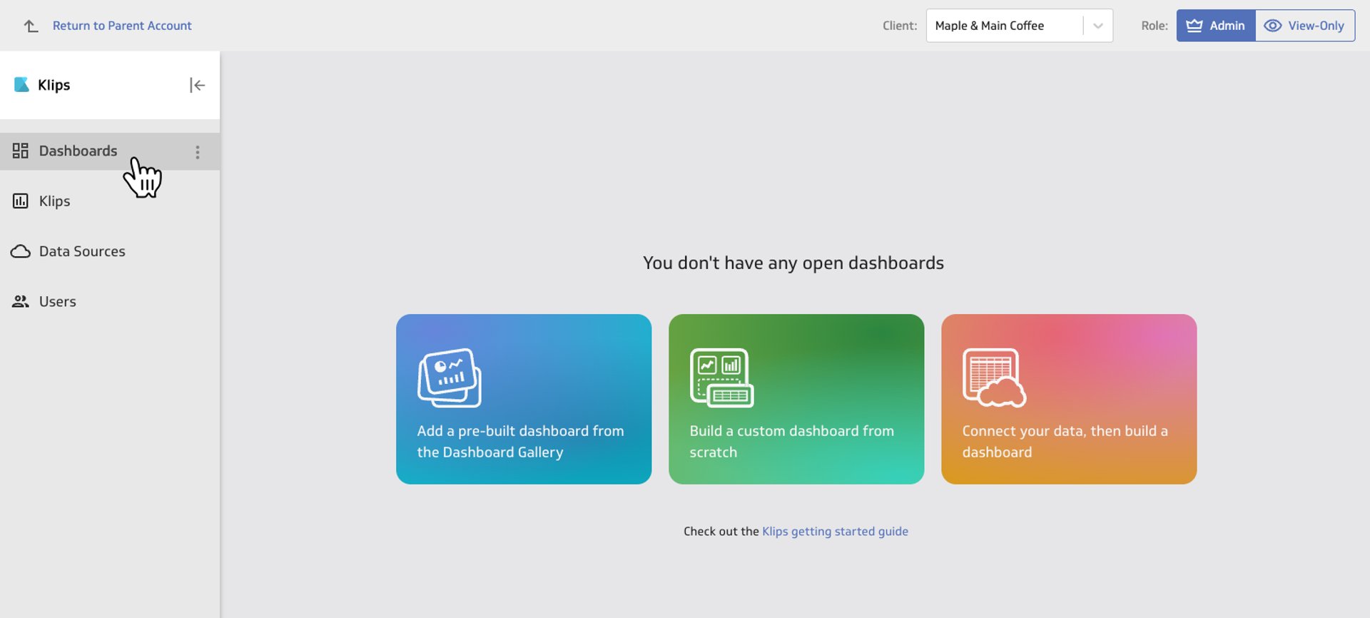 Klips Client Management Import3