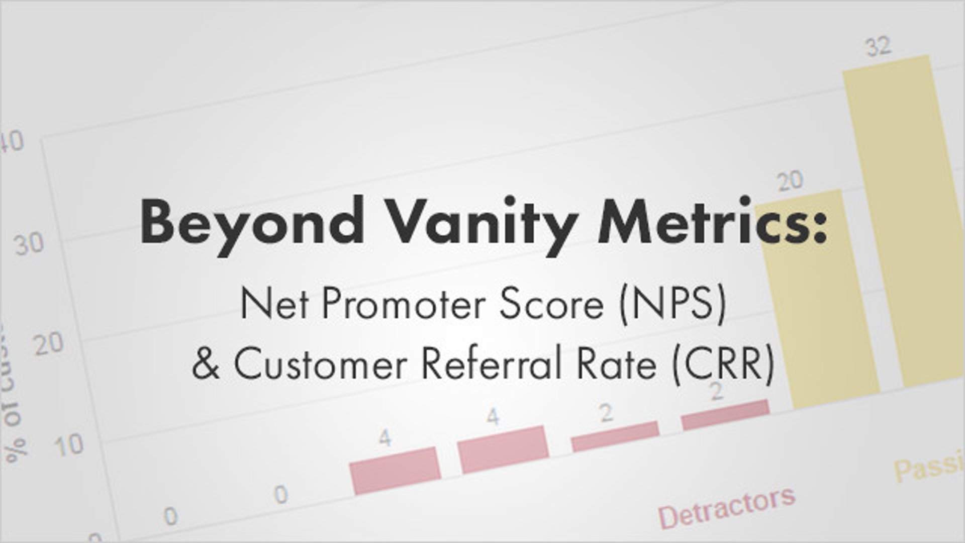 Beyond vanity metrics: Net Promoter Score (NPS) and Customer Referral Rate (CRR)