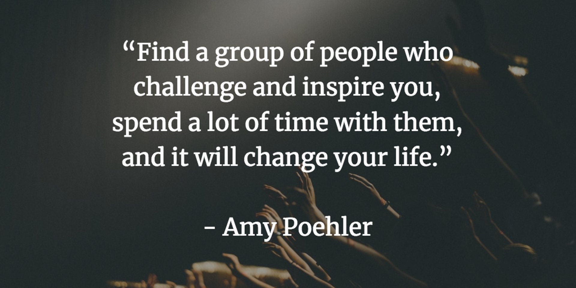 Amy Poehler Teamwork Quote