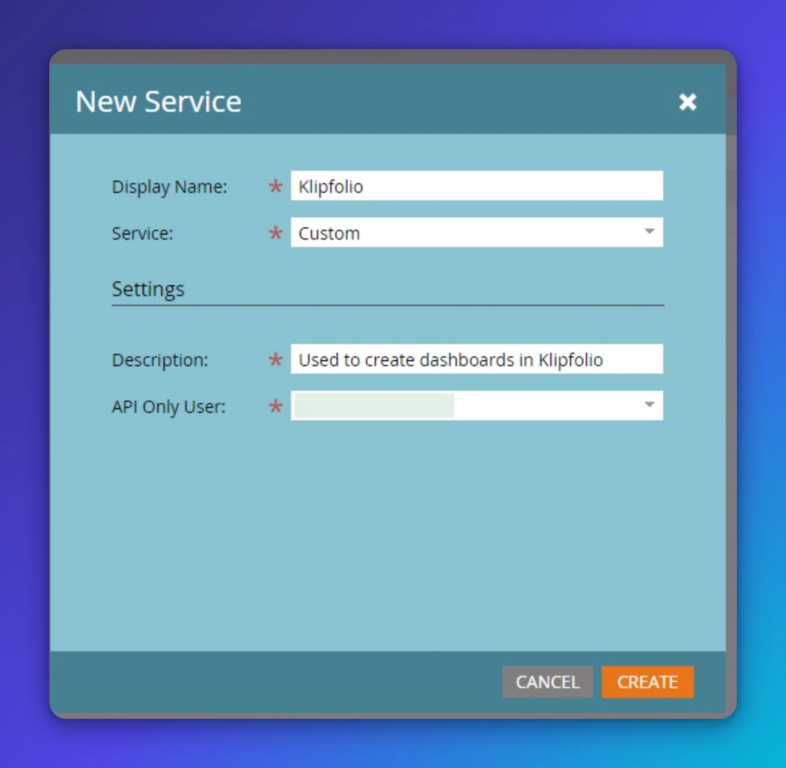 Marketo set up Klipfolio new service