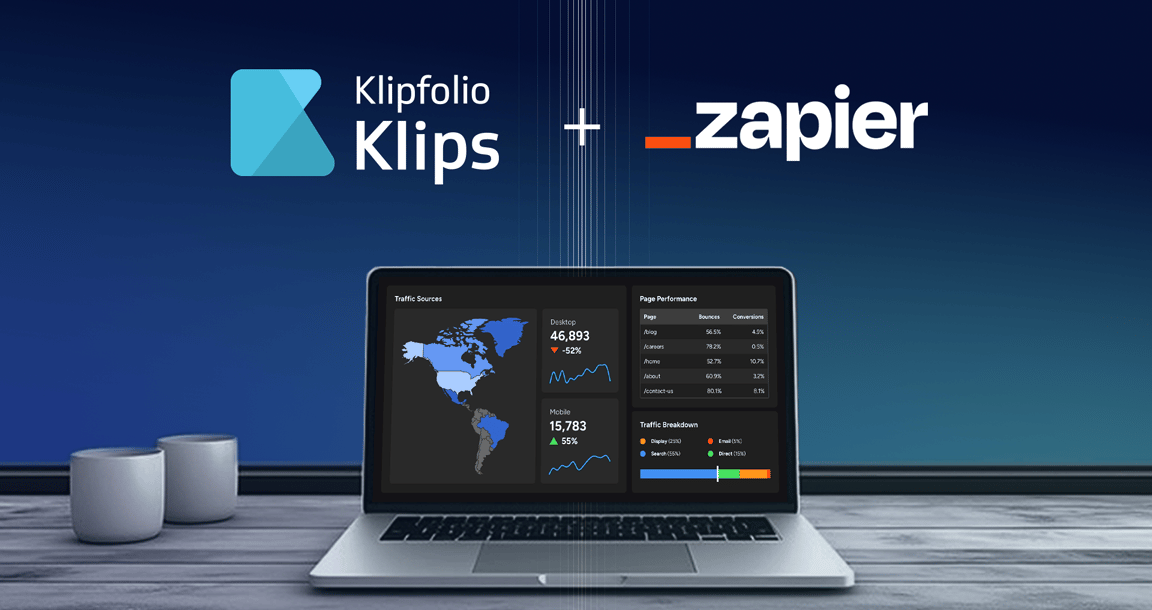 A guide to building dashboards with Zapier and Klipfolio